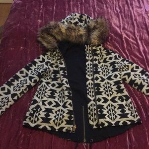 Faux Fur Hood Coat🐻